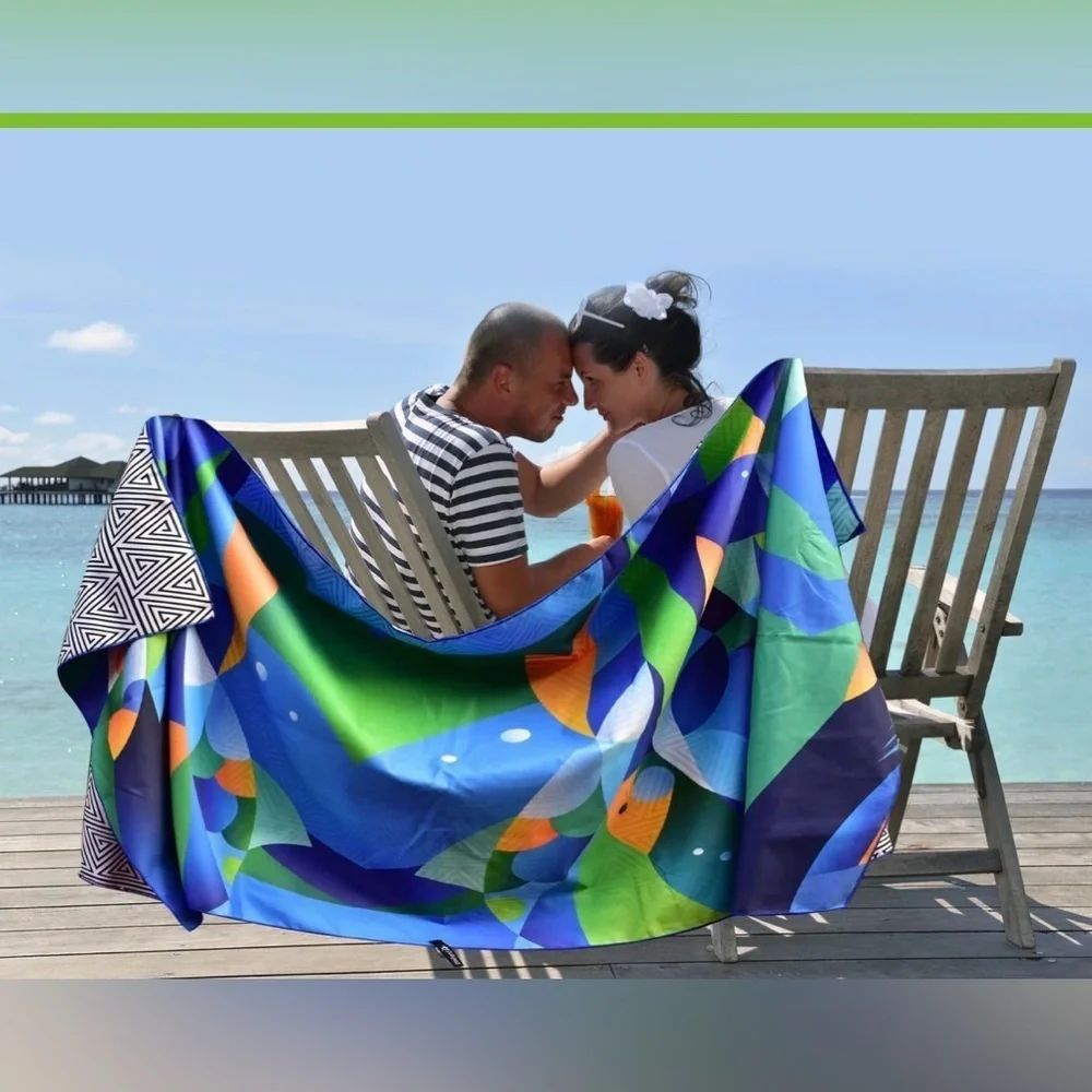 Beach Towel - Fishes (78x35 inches)